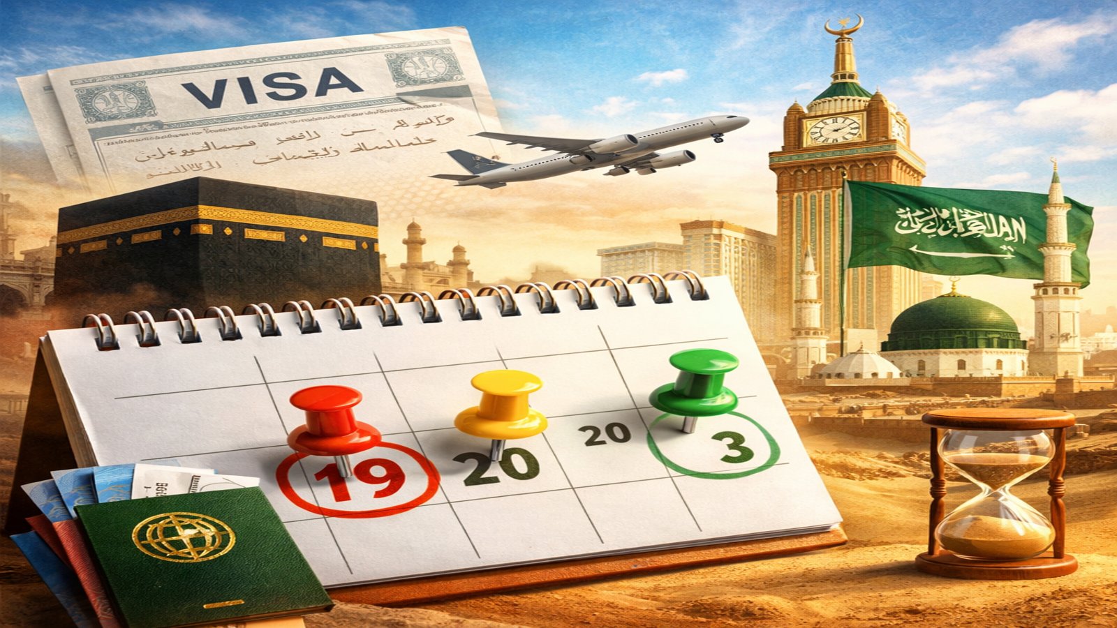 INFORMASI PENTING UMRAH 2026: BATAS KELUAR JAMAAH, PENERBITAN VISA, DAN KEDATANGAN